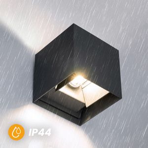 Kinkiet Ogrodowy Elewacyjny LED G9 Regulowany Góra Dół Grafit PYXIS LUMILED