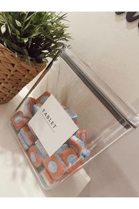 MNZ-Dekoratívny zásobník na tablety do umývačky riadu zo sľudy