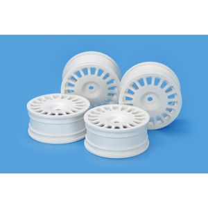 Tamiya 24mm Felgen Rallye Dish weiss (4) 0 Oset