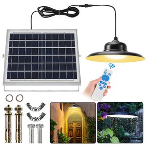 LED Solarlampe Außen Solar Pendelleuchte IP65 Wasserdichte Garten Sensor Hängelampe,  Fernbedienung Dimmbar, 1 Lampen