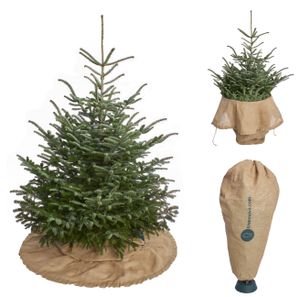 Weihnachtsbaumdecke & Transporthülle bis 240 cm Baumhöhe und Ø 150 cm  | All-in-One