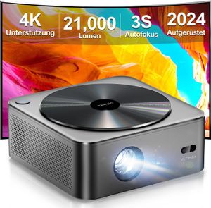 ULTIMEA 5G WiFI Bluetooth projektor 1080p, video [700 ANSI] Domáce kino, inteligentné automatické zaostrovanie a digitálna lichobežníková korekcia, vonkajší iOS/Android