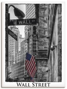 Carina Buchspies: New York Wall Street, Produkt:Leinwand, Größe (HxB):40x30 cm / Leinwand