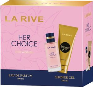 LA RIVE Her Choice - Geschenkset EDP 100 ml + Duschgel 100 ml