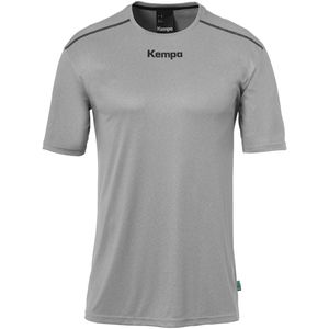 Kempa Poly Shirt Kinder, grau, 116