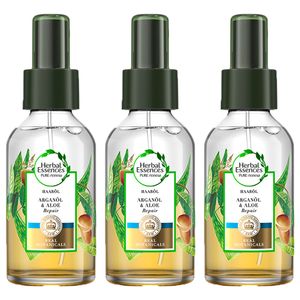 3 x Herbal Essences PURE renew Repair Haaröl Mit Arganöl und Aloe Vera je 100ml