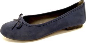 Jana Damen Ballerinas in Blau, Größe 42
