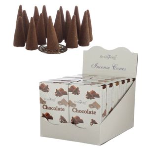 37221 Schokolade Stamford Räucherkegel (pro Verpackung)