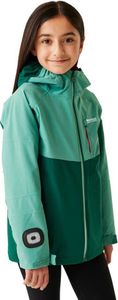Regatta Trekktain 3 in 1 Jacke für Mädchen Wasserdicht mit Kapuze, Farbe:Grün, Kinder Größen:152