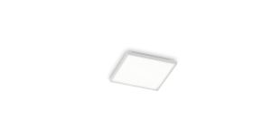 EGLO LED Panel Calemar, Deckenlampe, Deckenleuchte aus Kunststoff und Metall in Weiß, Aufbauleuchte für Büro und Küche, neutralweiß, 29x29 cm