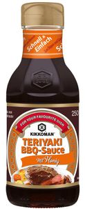 Kikkoman Teriyaki Barbecuesauce mit Honig 250ml aromatische Marinade oder als Dip