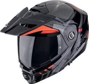 Scorpion ADX-2 Lewis Klapphelm, schwarz/rot, 2XL (62/63)