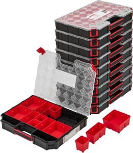 10x Sortimentskasten TAGER 284x390x60 Sortimentsbox Kistenberg Sortierbox Kunststoff