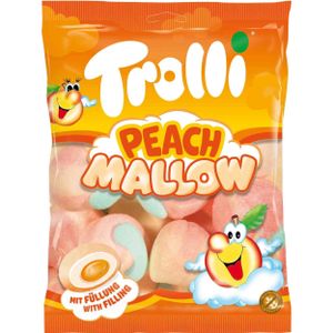 Trolli Peach Mallow extra softer Schaumzucker mit Füllung 150g