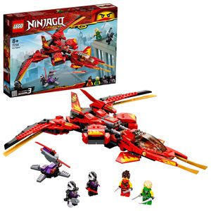 LEGO 71704 NINJAGO Legacy Kais Super-Jet Spielset mit Nindroid-Jäger Actionfiguren