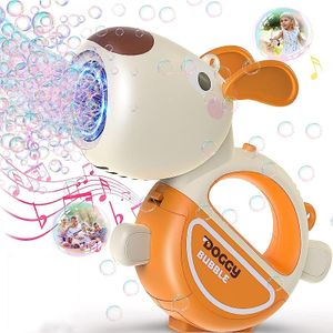 Bubblegun Maschine mit Licht und Musik, Hund Seifenblasenmaschine kinder, Seifenblasen Maschine, Seifenblasenpistole Kinder