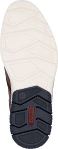 Rieker Herren Slipper mit weicher Innensohle aus Leder 14450, Größe:44 EU, Farbe:Braun