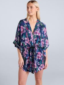 Animal - "Kym" kimono pre ženy MW3030 (44 SK) (Tmavo modrá)