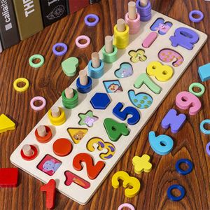 Rechenschieber Zahlen Blöcke für Kinder Montessori Brettspiele Set inkl 