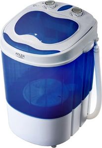 Adler ad 8051 - Waschmaschine (Laptop, Top-Load, Blau, Weiß, Schleudern, Top, 3 kg) 360x370x530 cm (360x370x530 cm)