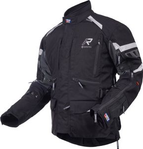 Rukka Madagasca-R Motorrad Textiljacke, schwarz/grau, 60