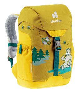 Dětský batoh Deuter plyšový medvěd kurkuma-kukuřice