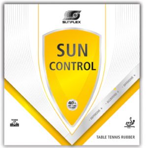 Sunflex Sun Control Tischtennis-Belag, 1,8mm Schwamm schwarz | Tischtennis Tischtennisequipment Tischtennisausrüstung Ausrüstung