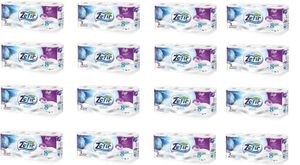 Zefir 128 Rollen Toilettenpapier Livette 157 Blatt, Klopapier, WC-Papier 3 lagig Weiß