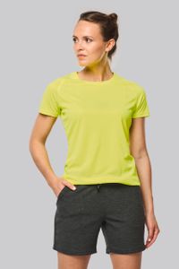 PROACT® Damen-Sportshirt aus Recyclingmaterial mit Rundhalsausschnitt