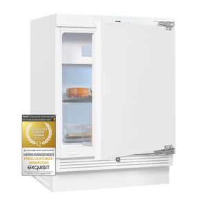 Exquisit Unterbau-Kühlschrank UKS130-4-FE-010D | 121 l Nutzinhalt | Weiß