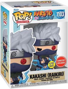 Naruto Shippuden - Kakashi (Raikiri) 1103 Glows Exclusive - Funko Pop! - Vinyl Figur