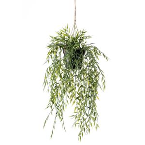 Umělá rostlina Emerald Bamboo Visící v květináči 50 cm