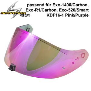 Scorpion EXO 1400 Air / EXO R1 Air / EXO 520 Air 3D KDF-16-1 Pinlock MaxVision Visier Farbe: Iridium Lila