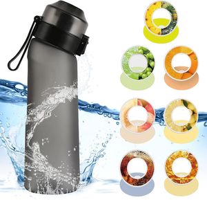 Luft Wasserflasche,650ml Sport Air Wasserflasche mit Pods BPA Frei Starterset 0 Zucker, Trinkflasche mit 7 Geschmack Pods
