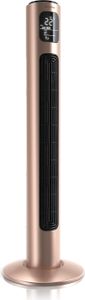 Brandson Turmventilator 96 cm mit Fernbedienung, Oszilation 60°, Standventilator, mobiler Lüfter, Säulenventilator, Ventilator mit 3 Geschwindigkeitsstufen, GS, pearl-rouge