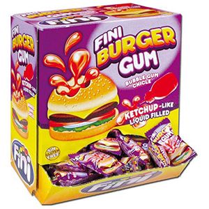 Fini Burger Gum, Kaugummi 200 Stück einzeln verpackt