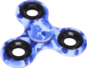 INF Fidget Spinner z nerezové oceli - Světle modrá