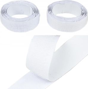 Klettband Klettverschluss Klettklebeband Klettpad Selbstklebend Stark Weiß Set