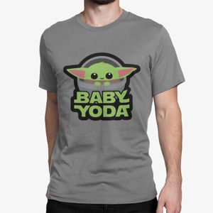 Organické pánske tričko Yoda Jedi Cute Funny Saying Star Wars Jedie Yoda Baby Cut