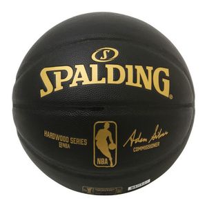 Spalding Basketball NBA Hardwood Series Lakers Gr 7 schwarz gold