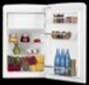Amica Retro Kühlschrank mit Gefrierfach Weiß 108 L EEK: D
