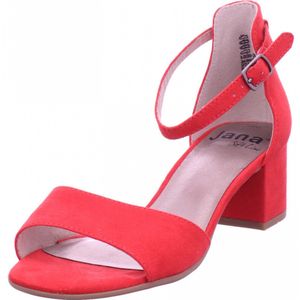 Jana woms sandals Damen Sandalette in Rot, Größe 39