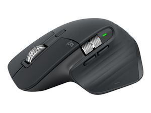 Logitech MX Master 3 Advanced Wireless Mouse, rechts, Laser, RF kabellos + Bluetooth, 4000 DPI, Graphit