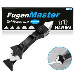FugenMaster silikónový nástroj na tesnenie škrabka čistič škárovacej malty hladší odstraňovač 3-1