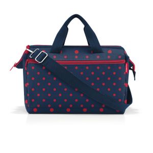 reisenthel allrounder S pocket, Handtasche, Tragetasche, Schultertasche, Tasche, Polyestergewebe, Mixed Dots Red, 11 L, MO3075 reisenthel allrounder S pocket, Handtasche, Tragetasche, Schultertasche, Tasche, Polyestergewebe, Mixed Dots Red, 11 L, MO3075