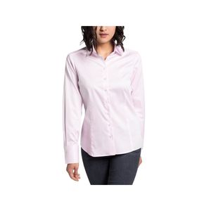 Eterna - Damen LANGARM BLUSE MODERN CLASSIC SATINBINDUNG, (5352 D708), Größe:42, Farbe:Rosa (85)