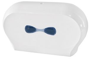 Marplast Doppelte Toilettenpapierspender in Weiß aus Kunststoff MP 773