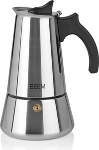 BEEM Espressokocher 300ml 6 Tassen Edelstahl/schwarz BEEM Espressokocher 300ml 6 Tassen Edelstahl/schwarz