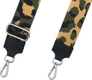 Glamexx24 Schulterriemen Schultergurt für Taschen Taschengurt Taschengurt Breit Umhängegurt Herren und Damen Mädchen DIY Zubehör für Tasche 5CM-Farbe: Gruen-Gold-Schwarz-Silber