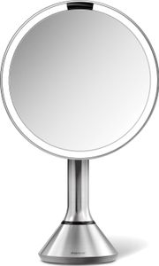 Simplehuman Sensorspiegel rund, gebürsteter Edelstahl